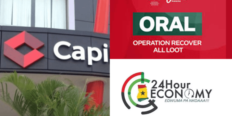 What does ORAL, the banking cleanup, 24-hour economy vision all have in common?