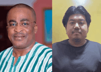 Ashie Moore and Singaporean businessman Toh You Kang