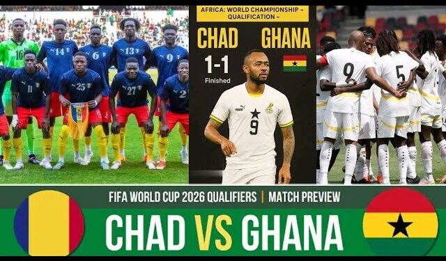Black Stars face criticism in Keta after 1-1 draw with Chad in 2026 World Cup qualifier