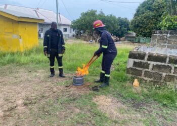 Fire Service averts LPG disaster at Suhum fast food joint