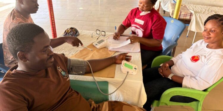 Tobinco donates medication to Prisons Service; Winneba prison holds blood drive