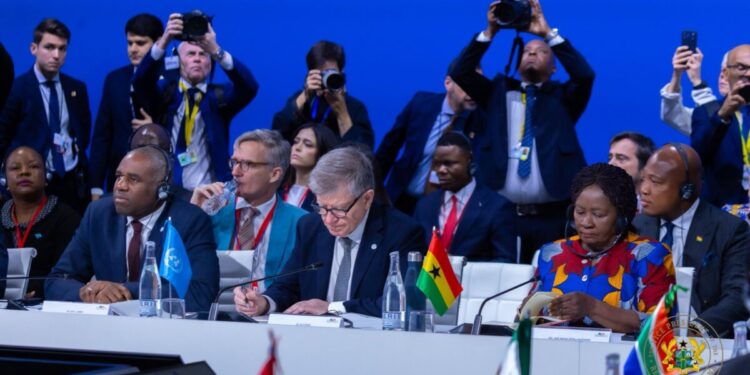 Opoku-Agyemang attends democracy summit in Barcelona