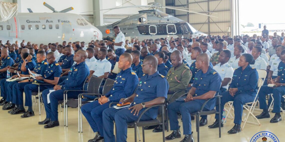 Air Force Chief engages personnel during Accra base visit