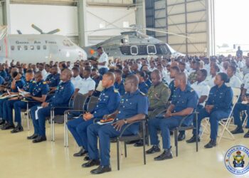 Air Force Chief engages personnel during Accra base visit