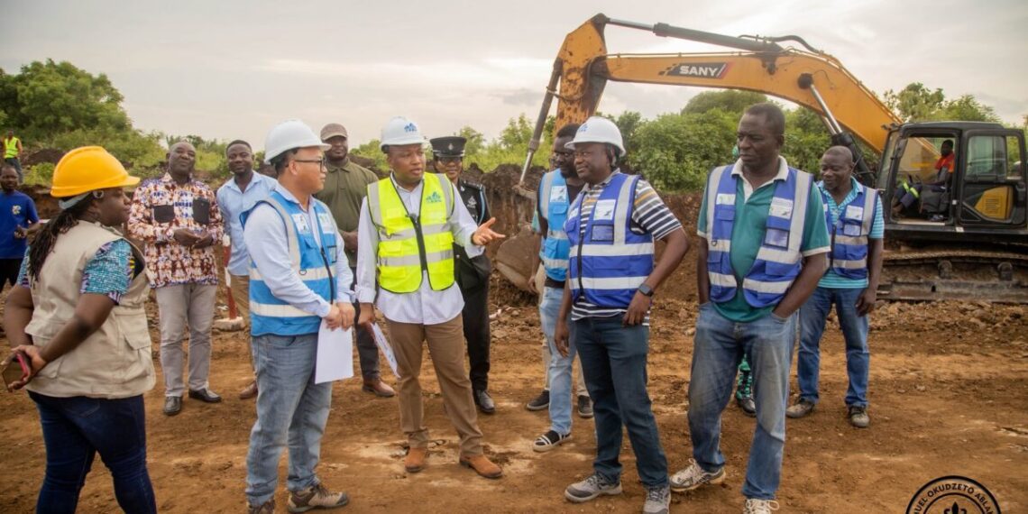 Ablakwa inspects road projects in North Tongu constituency