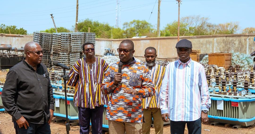 Mahama inspects transformers to address power supply challenges