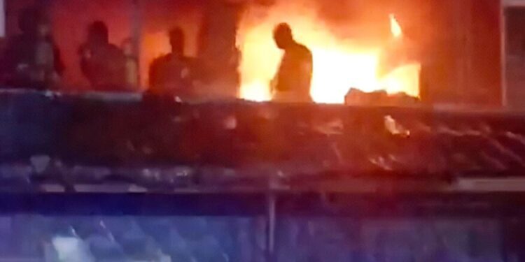 Warehouse fire at South Industrial Area contained by Fire Service