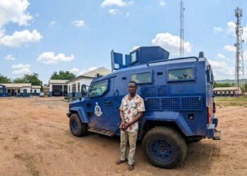 Police Arrest Suspect for Driving Off Armoured Vehicle in Kumasi