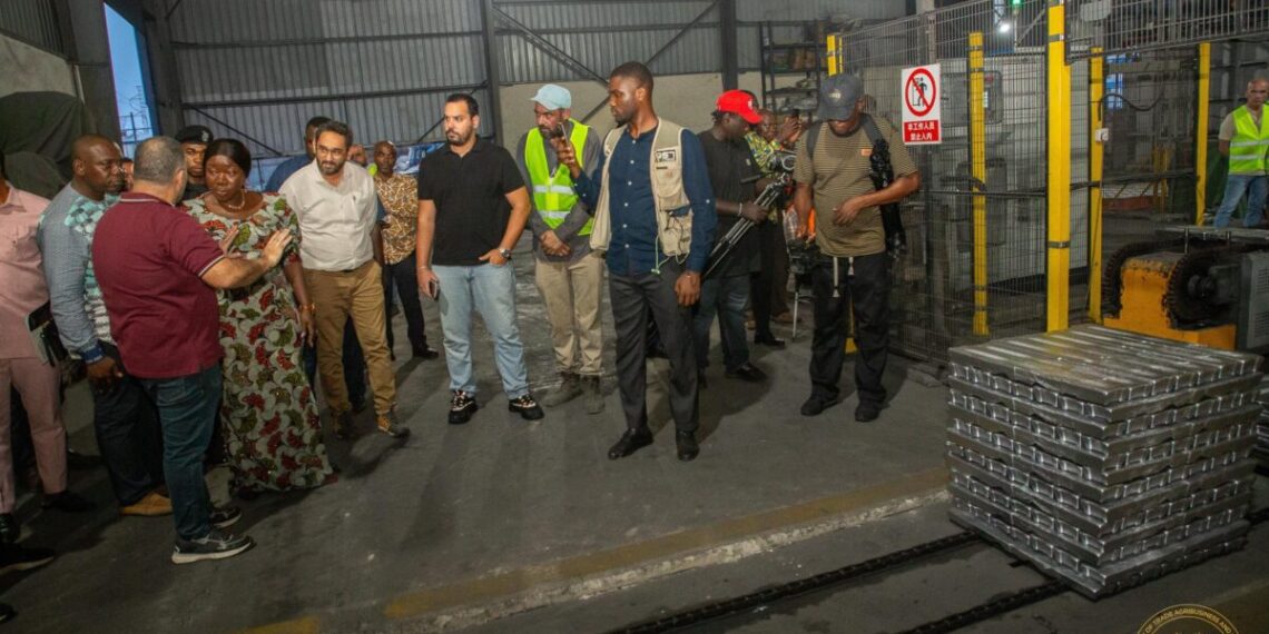 Trade Minister visits MND Metals in Tema, reaffirms push for local value addition