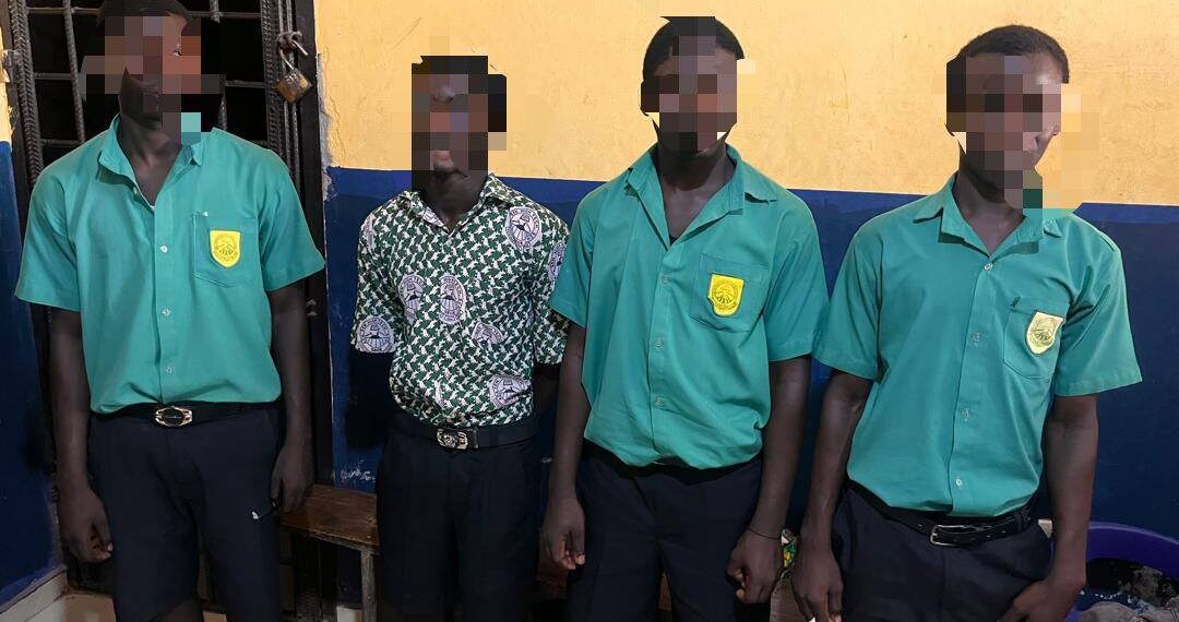 Police arrest four Ada SHTS students over viral cutlass video