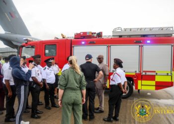 UK donates fire tender to Ghana National Fire Service