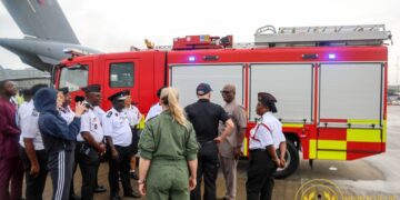 UK donates fire tender to Ghana National Fire Service