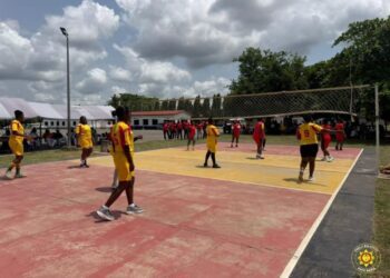GNFS FISLA joins inter-security services competition in Volta Region