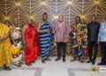 Hon. Samuel Okudzeto Ablakwa honours Akyem Kotoku Paramount Chief after courtesy visit