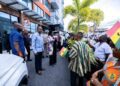 Jane Naana Opoku-Agyemang arrives in Guyana for the 60th Independence Anniversary