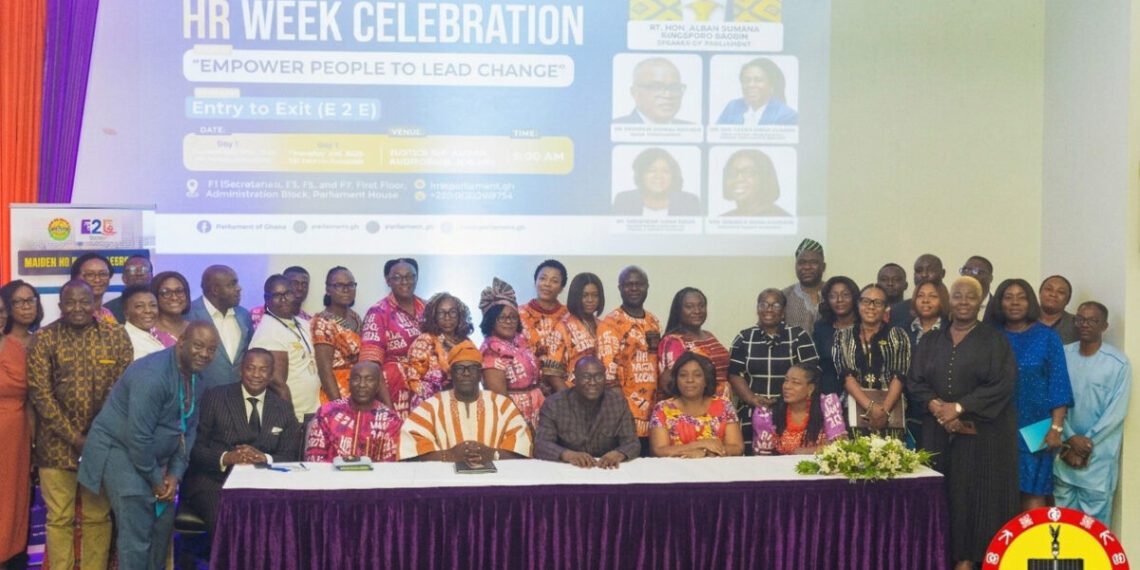 Bagbin commends Parliament staff at HR Week 2026 launch