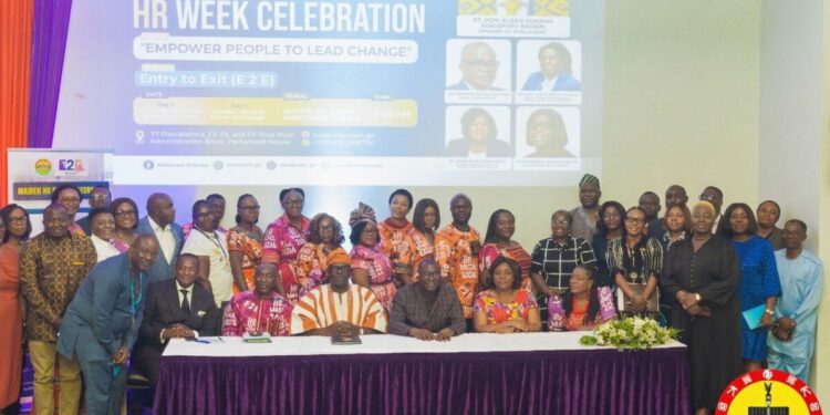 Bagbin commends Parliament staff at HR Week 2026 launch