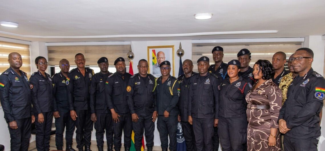 IGP promotes five officers over Kwafokrom GOIL robbery arrests