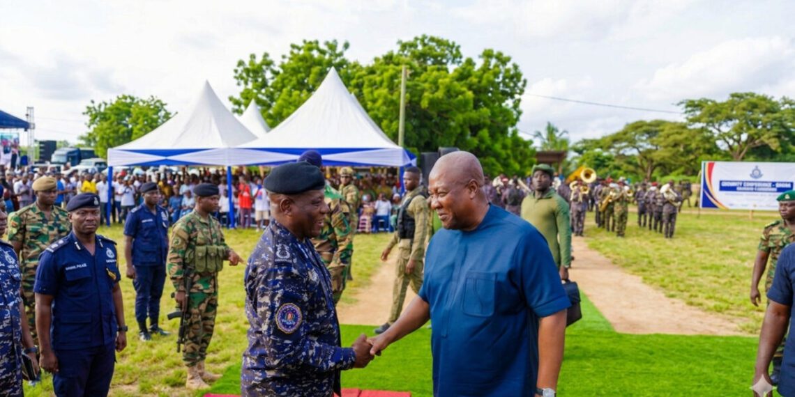President commends police leadership for crime crackdown and reforms
