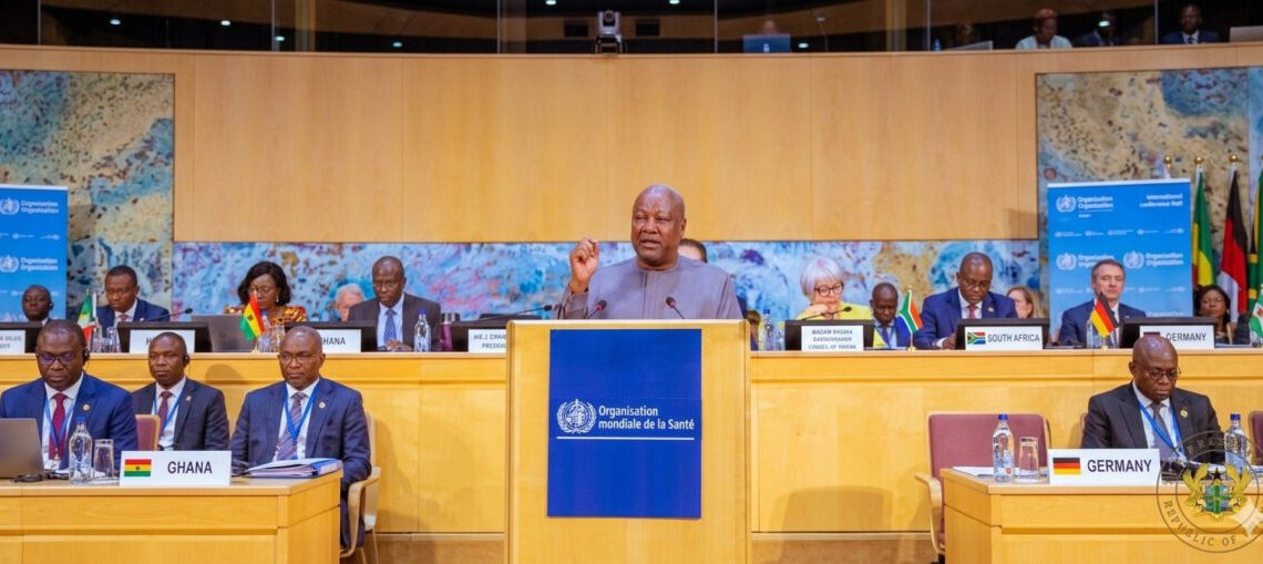 Mahama calls for bold health reforms at World Health Assembly