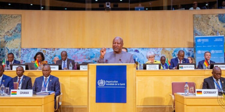 Mahama calls for bold health reforms at World Health Assembly