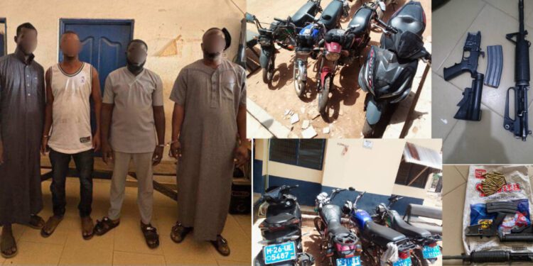 Police dismantle robbery gang in Upper East, four arrested and two dead