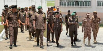 Nigerian correctional officers visit Ankaful Prison Complex on study tour