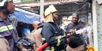 Suame Magazine fire claims one life, destroys properties