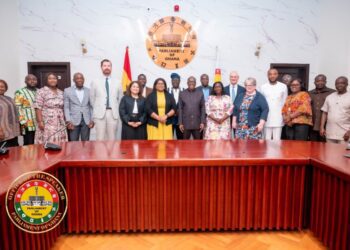 UK parliamentary delegation pays courtesy call on Ghana’s Speaker of Parliament
