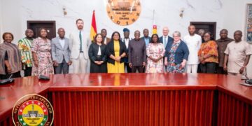 UK parliamentary delegation pays courtesy call on Ghana’s Speaker of Parliament