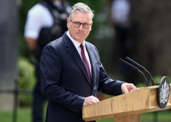 British Prime Minister Keir Starmer announces resignation