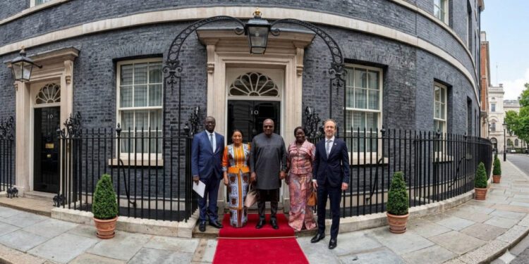 President Mahama holds bilateral talks with UK Prime Minister Keir Starmer
