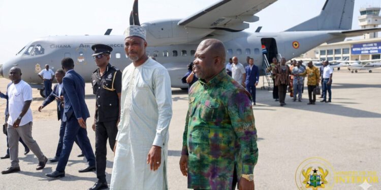 Interior Minister begins Volta Region tour, urges sustained peace and security