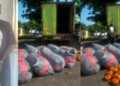 Police intercept suspected Indian hemp on the Tema-Ada road, and one person is arrested
