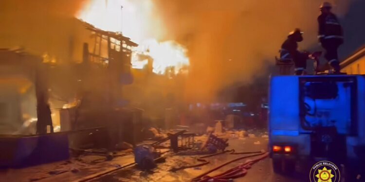 No arrestsFire destroys 32 rooms at Accra Central Police Barracks Annex made over Accra Central Police Barracks fire-Police