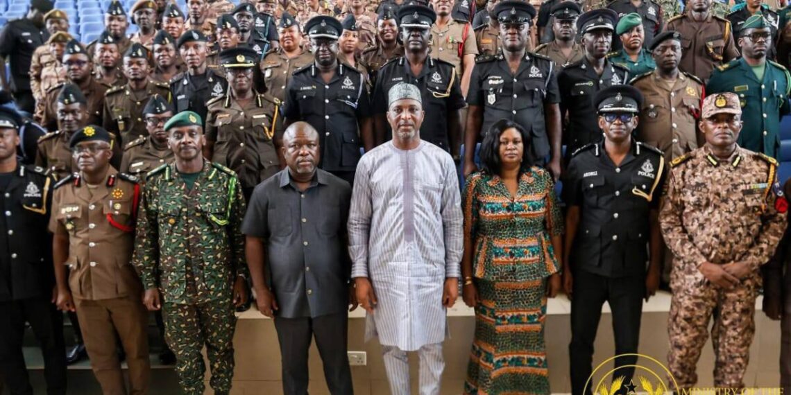 Interior Minister assures security personnel of improved welfare during Volta tour
