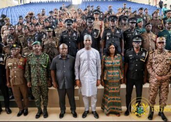Interior Minister assures security personnel of improved welfare during Volta tour