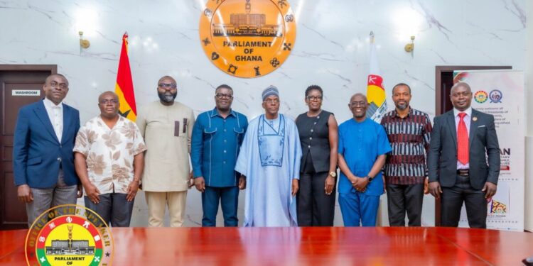 Ghana Law Society pays a courtesy call on the Speaker of Parliament