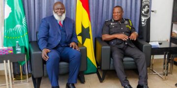 African Union official pays a courtesy call on Ghana’s Inspector-General of Police