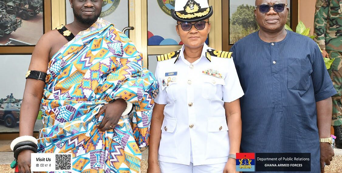 Agate Traditional Area delegation visits Ghana Armed Forces Public Relations Department