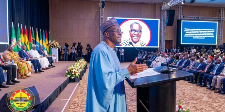 Bagbin warns money is undermining democracy in Africa