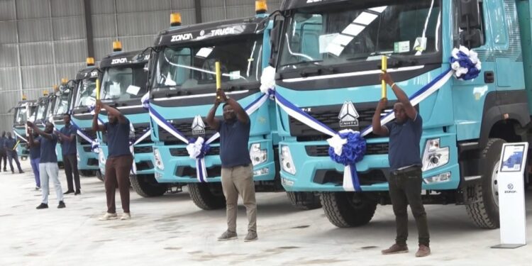 Ghana unveils first electric heavy-duty tipper truck