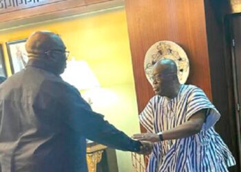 Joe Ghartey informs Akufo-Addo of NPP presidential bid
