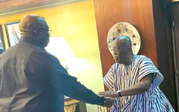 Joe Ghartey informs Akufo-Addo of NPP presidential bid