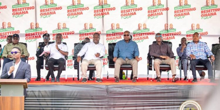 Mahama begins Volta Region tour with project inspections