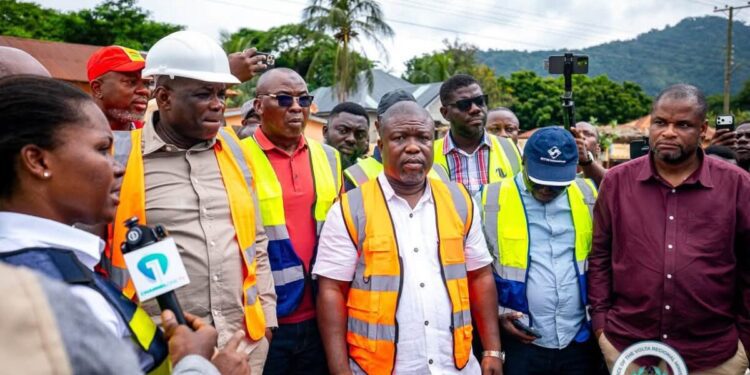 Minister for Roads and Highways leads two-day inspection tour in Volta Region under “Big Push” initiative