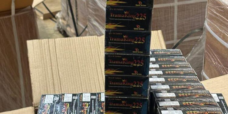 NACOC intercepts GH¢100 million tramadol shipment at Accra airport, arrests three