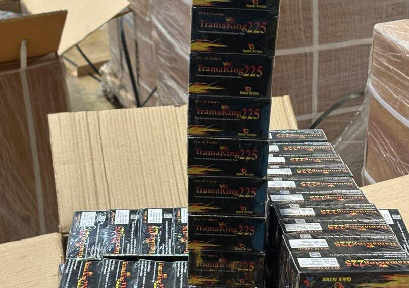 NACOC intercepts GH¢100 million tramadol shipment at Accra airport, arrests three