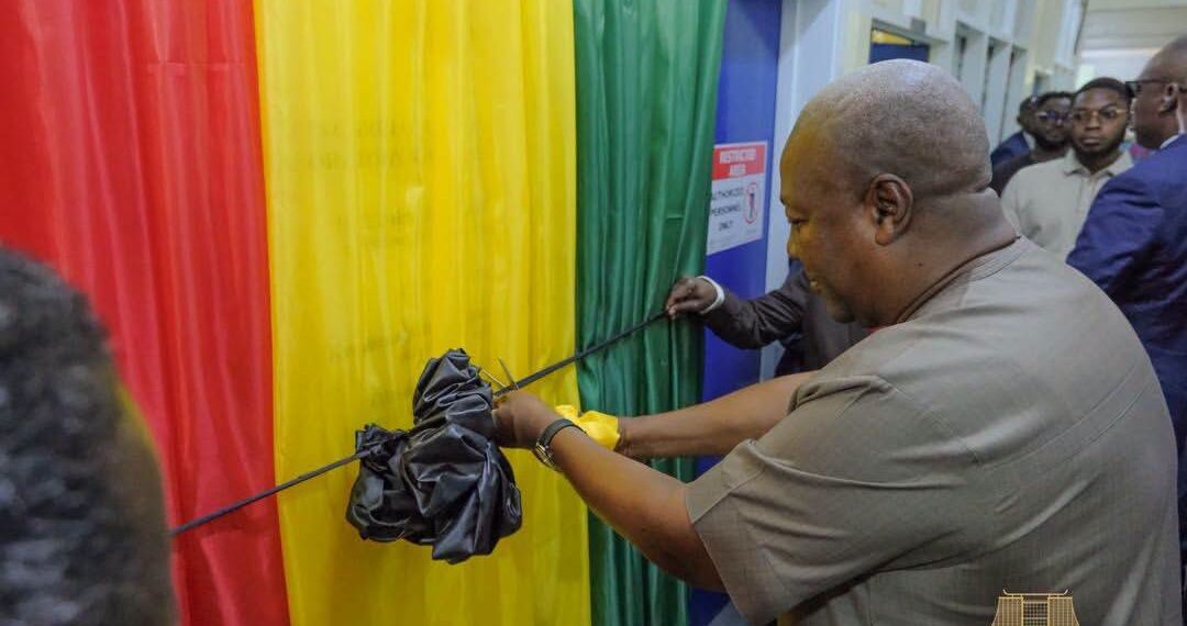 President Mahama commissions new cardiac laboratory at Korle Bu