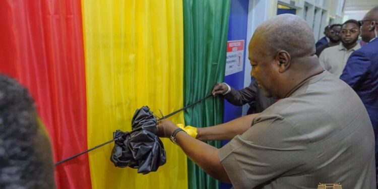 President Mahama commissions new cardiac laboratory at Korle Bu